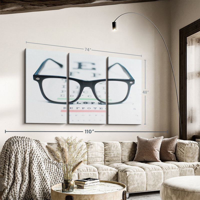 Alphabet, "Impression sur toile", H 48 po x l 74 po