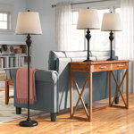 Tamarrion 60'' Traditional Floor & Table Lamp Set