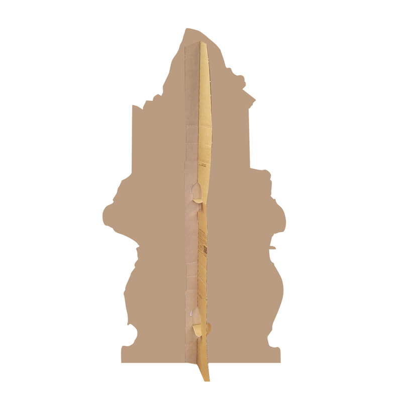 70'' Blue and Gold Cardboard Standup of Garderobe from Beauty and the Beast
