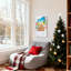 «Christmas Gingerbread House Candy Landscape», ensemble de 3 reproductions d'art sur toile-702225016