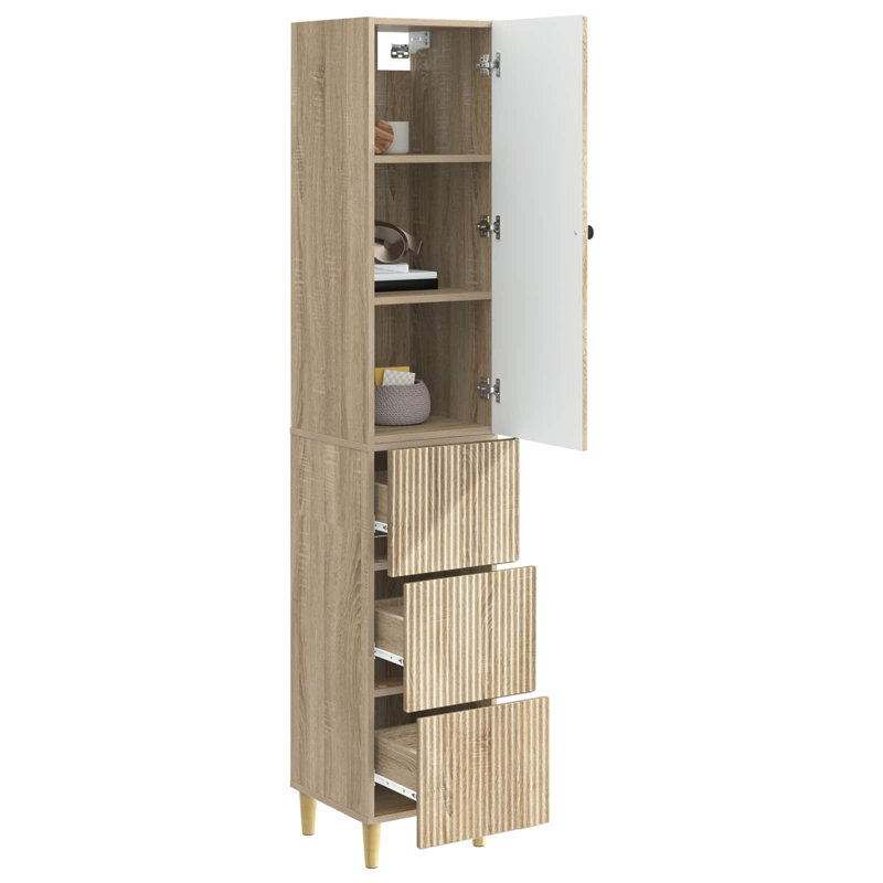 Storage Cabinet, Sonoma Oak