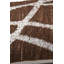 Swirl Brown Indoor / Outdoor Abstract Square Cushion