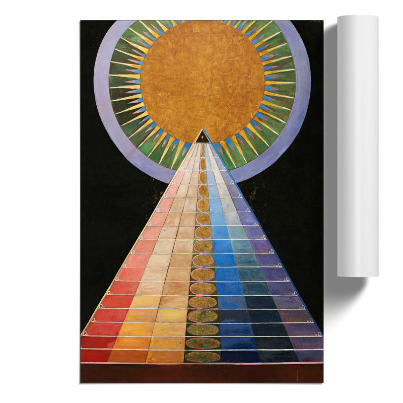 Altarpiece by Hilma Af Klint - Frameless Print, 84cm H x 59cm W x 0.1cm D