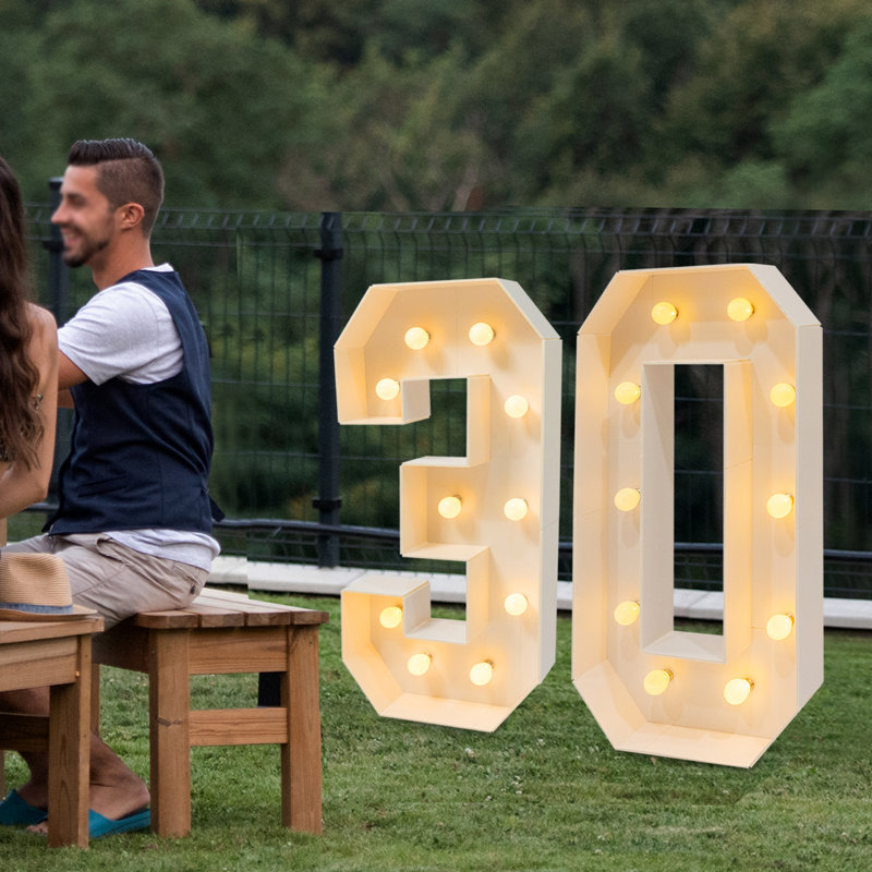 Décoration de fête d'anniversaire 30/40/50, 30