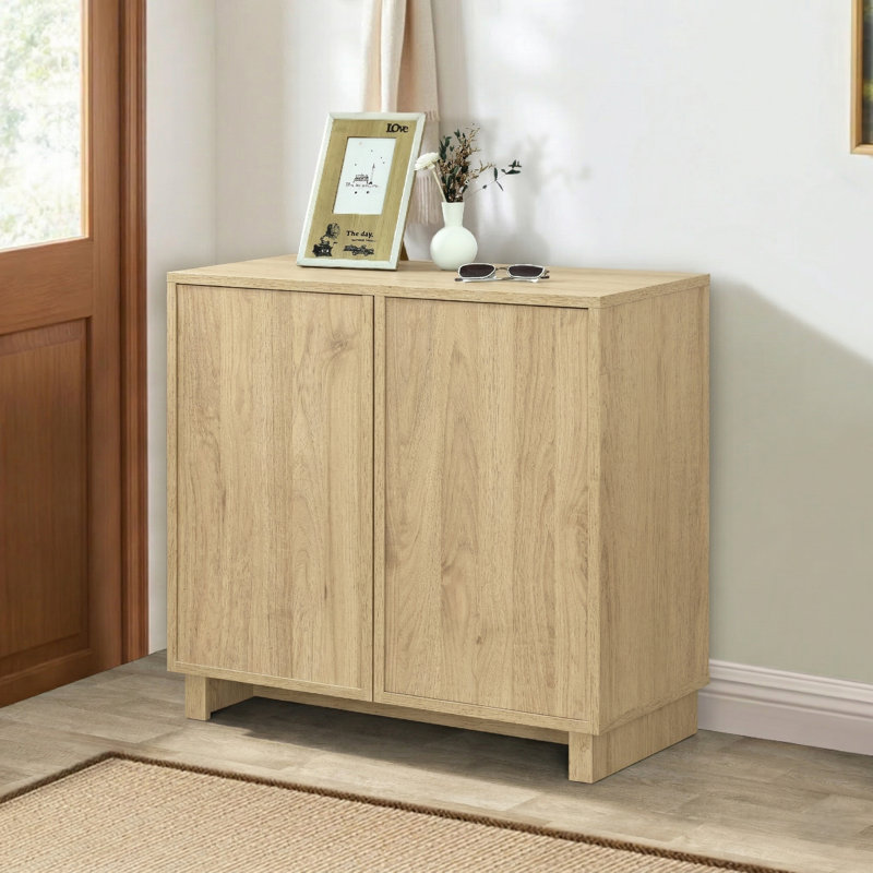 Beatriz 32" Wide Sideboard Cabinet, Oak