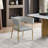 Kleanthi Linen Textured Fabric Dining Chair-88545572