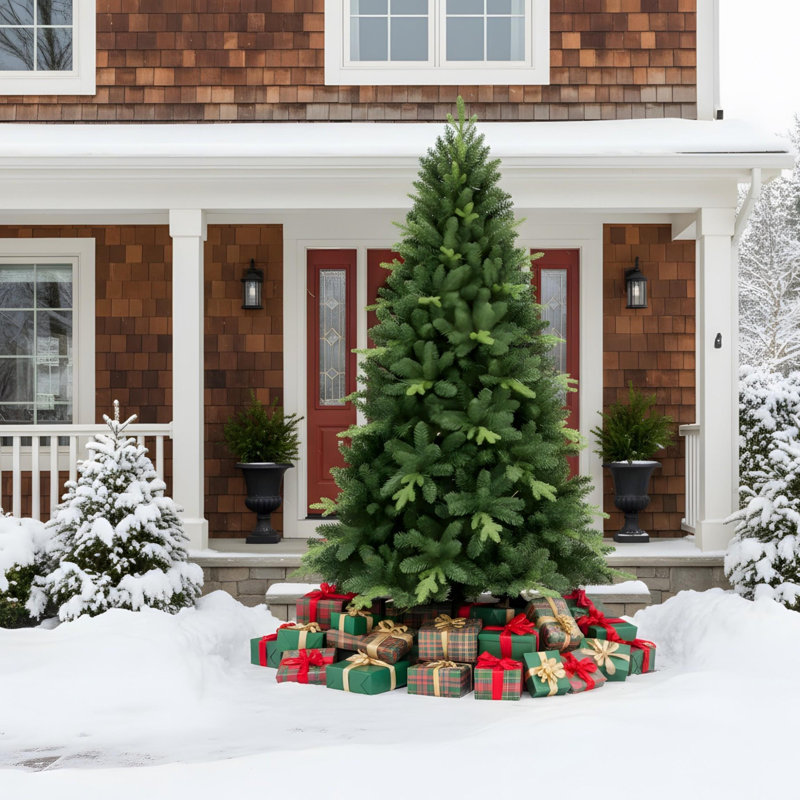 Arbre de Noël moderne de 7,5 pi avec apparence réaliste, H 7,5 pi