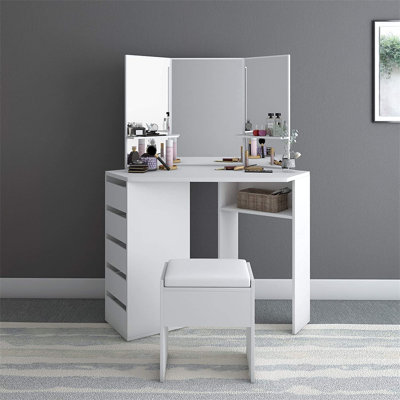 Blima Dressing Table with Mirror
