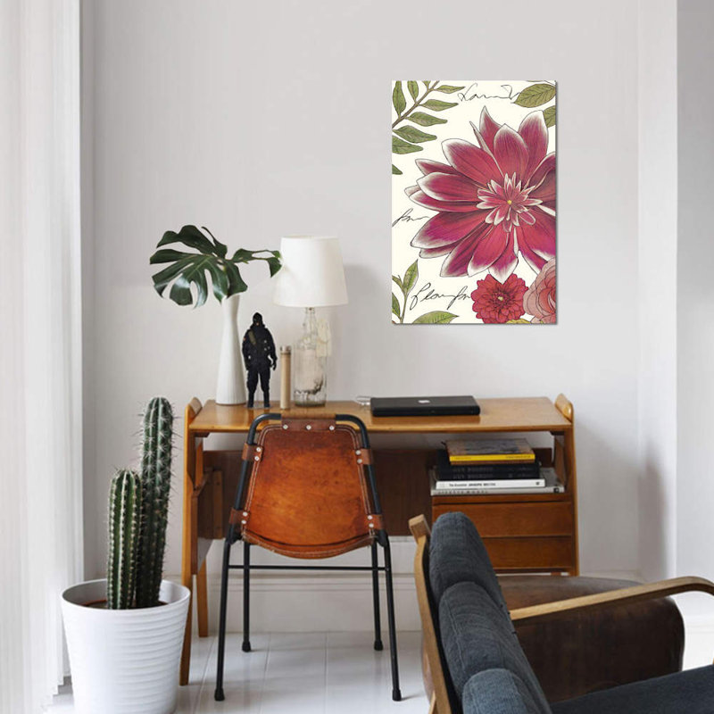 « tropical brillante i », impression sur toile, H 40 po x l 26 po x P 1,5 po, Pas de tapis, Toile tendue