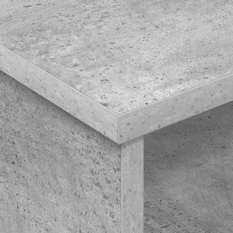 40cm W Manufactured Wood Bedside Table, Grey