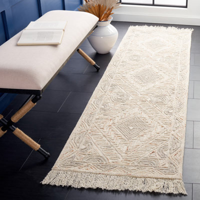 Tapis beige Aaditya Ikat 801