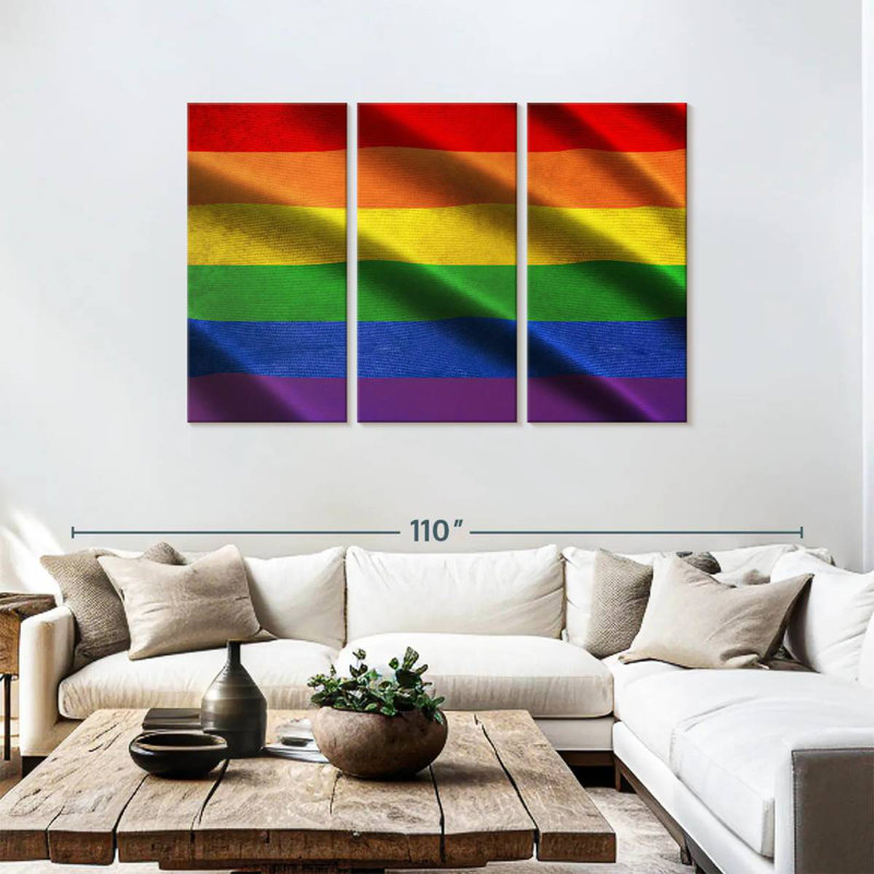 Khyia LGBT Flag, 48" H x 74" W