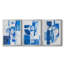 ABSTRACT Series Cxxi - Toile tendue avec châssis sur mesure - 3 pièces-1838244674-1838244670