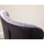 2 pièces, siège ovale et rembourré gris avec hauteur réglable, pivotant sur 360 °, tissu doux, design élégant de 2 pivotants modernes, lignes verticales élégantes et veloutées, repose-pieds stable-942442379