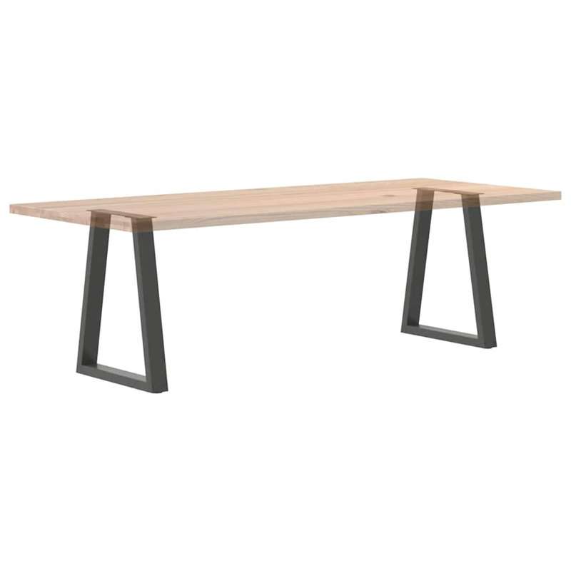 Auvil Table Leg, Anthracite, 73.3cm H x 50cm W x 8cm D