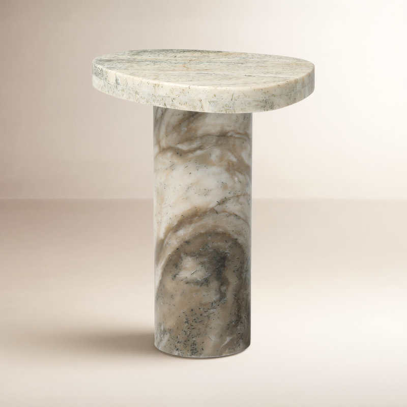 Meints Meints Moraga End Table, Sage Onyx, Onyx