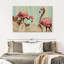 Flamant rose rétro Brampt-107845308