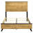 Georgina Natural Pine Full Panel Bed