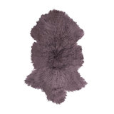 Mccaffery Sheepskin Area Rug in Mauve