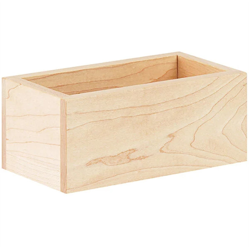 Phillip Blonde Maple Wood Merchandiser Box 0ADA764B54C943B1AC721FE6A473248E, 1.9" H x 2.85" W x 5.7" D, Brown