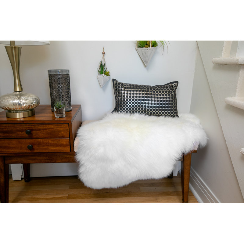  Laser Cut Cowhide Cushion 12"x20" – Rectangle Hair-On Leather Decorative Pillow for Indoor Use, CIRQUE SILVER