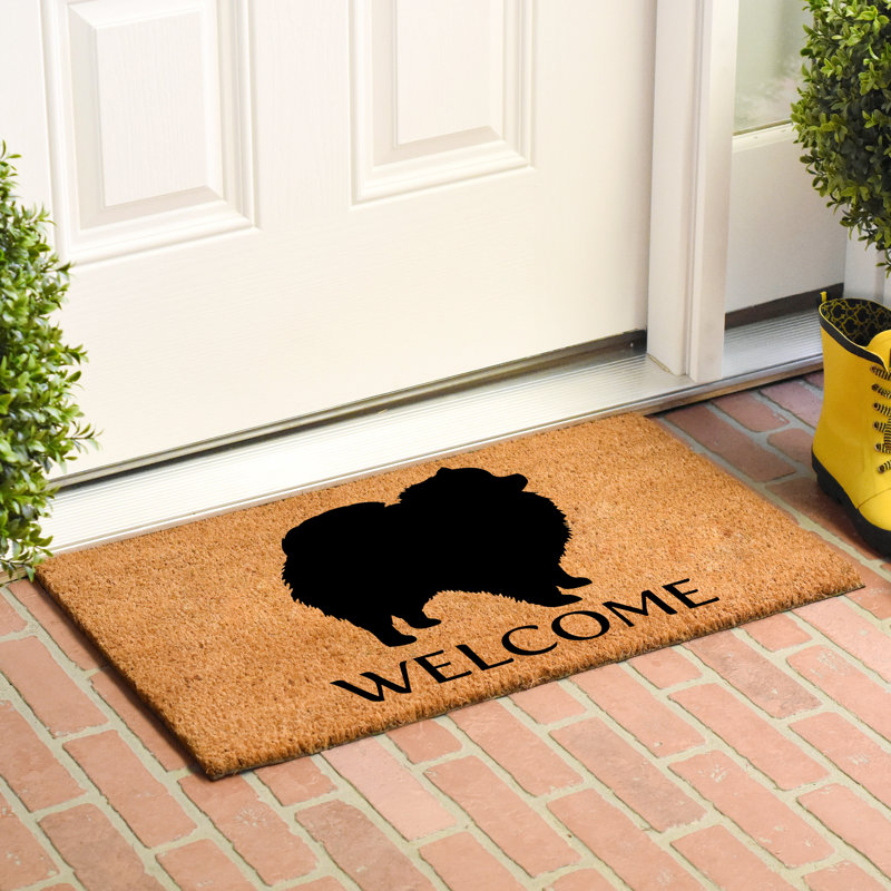 Angelinea Non-Slip Outdoor Doormat, 0.6" L x 36" W x 24" D