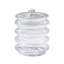 Wave Canister-Clear Seeded-Lg-696705118