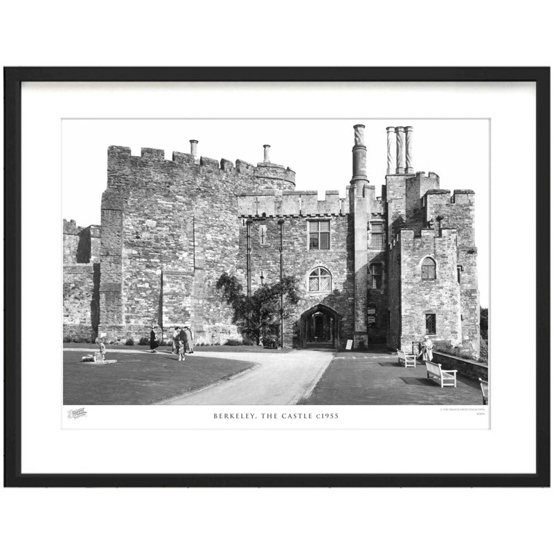 Berkeley, The Castle C1955 by Francis Frith - Single Picture Frame Print, 60cm H x 80cm W x 2.3cm D