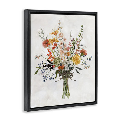 "Enchanting Floral Bouquet", art mural encadré par Carol Robinson