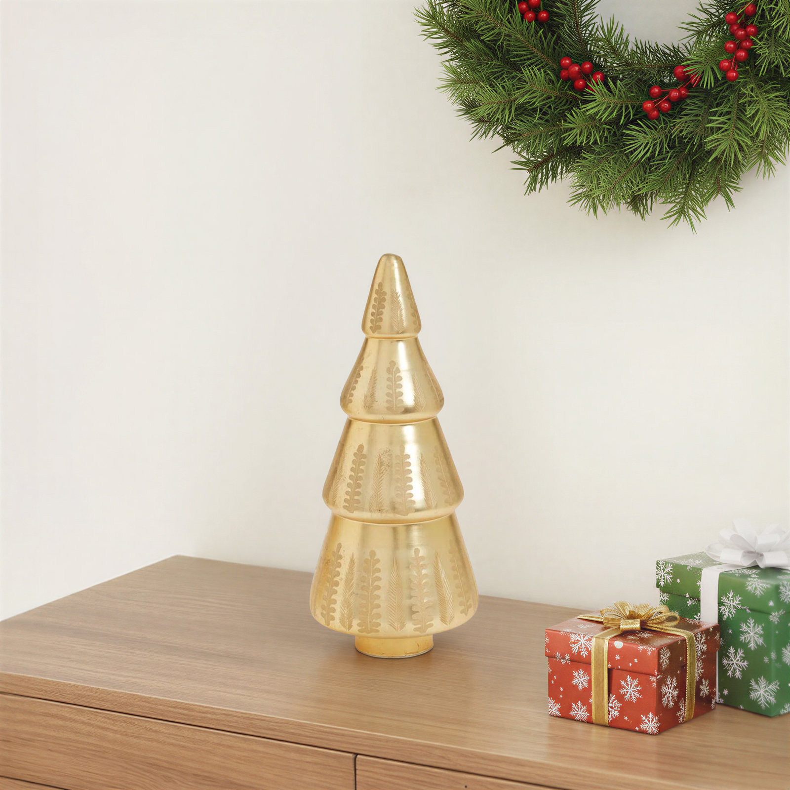 Goldleaf Light up Tree