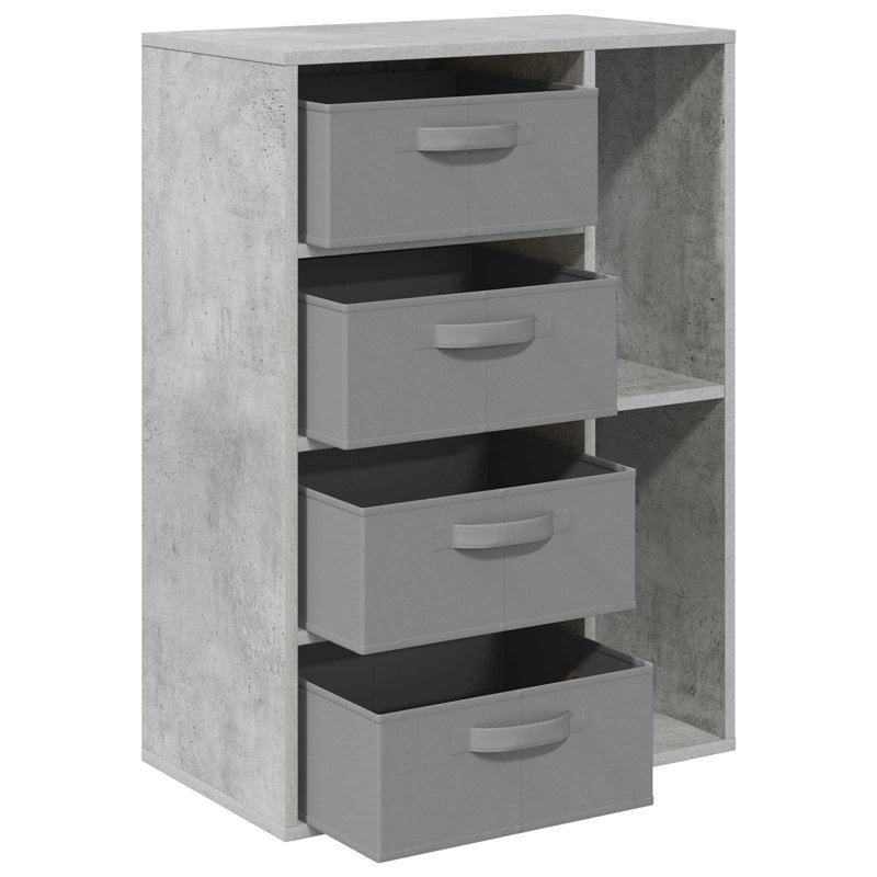 60cm Sideboard, Concrete Grey
