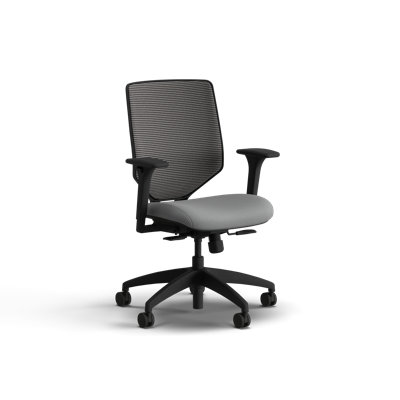 HON Solve Mesh Ergonomic Office Chair, Black Frame, Frost