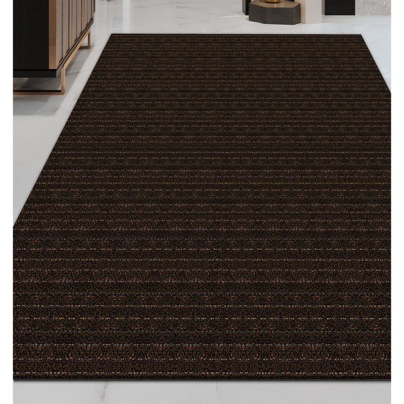 Area Rug in Cola, Runner 3'6" x 10'