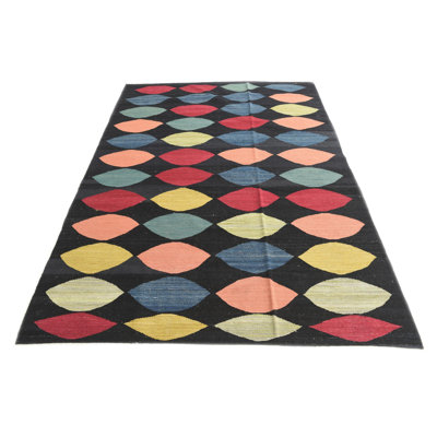 Tapis noir 5 x 8 Pinkerton