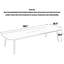 Table de conférence moderne en bois massif avec prises de courant intégrées-546954664