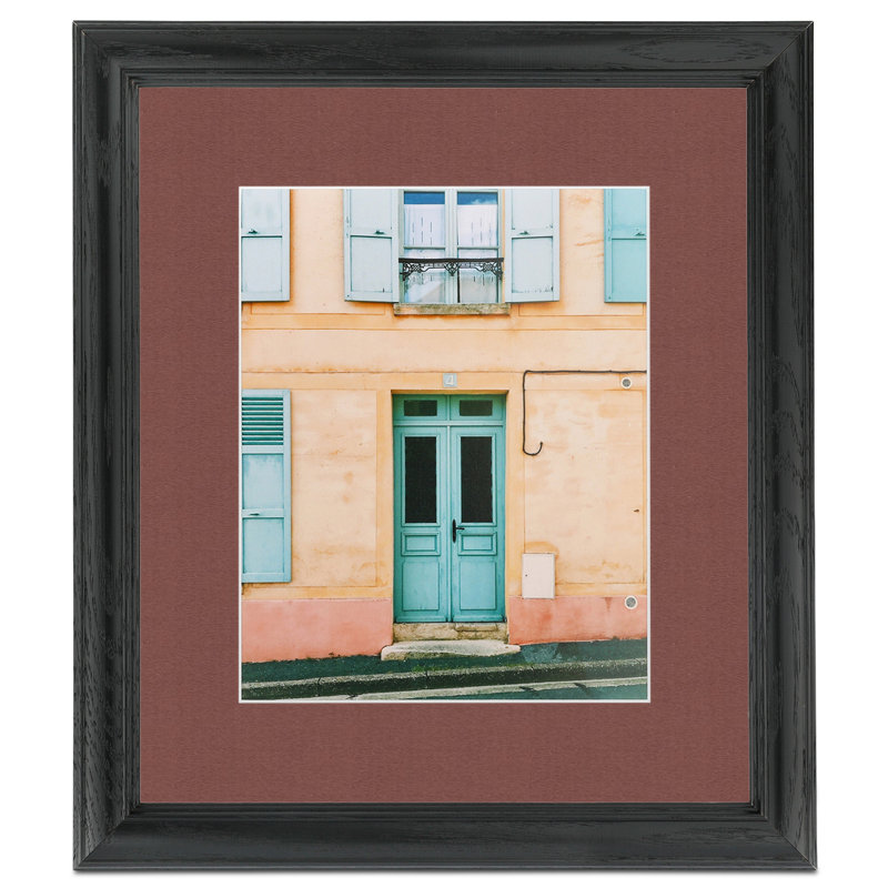 Cadre pour photo simple 13 po x 19 po en bois mat, Brique