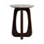 Sagebrook Home 20X15" Marble Top Accent Table, Beige/Brown-653409730