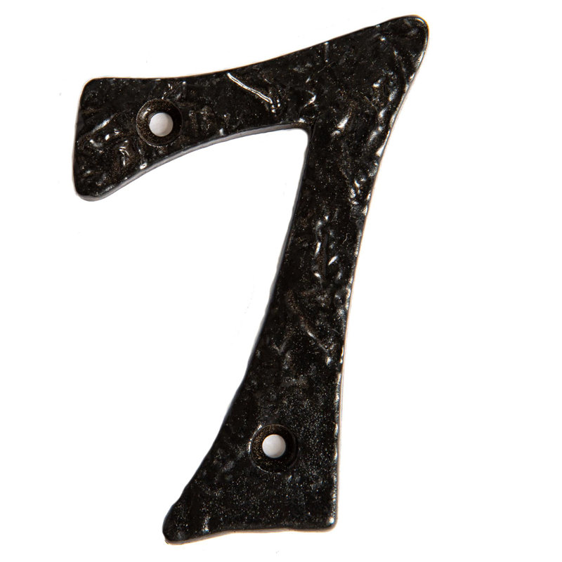 9cm H Iron House Number