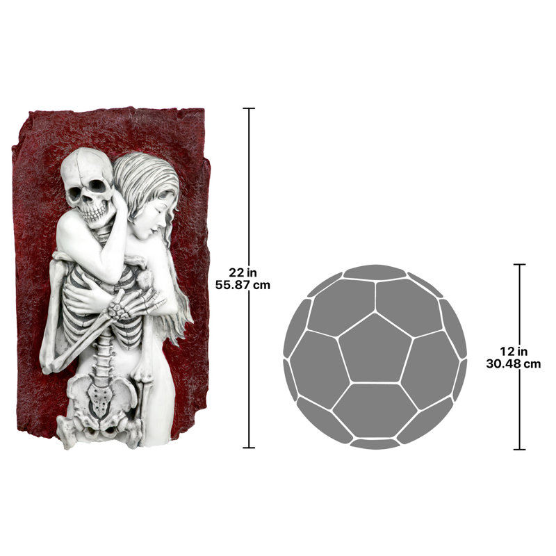 Skeleton Romance Wall Sculpture