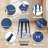 Stackable Backless Metal Bar Stools, Indoor/Outdoor Kitchen Counter Stools, Industrial Home Dining Chairs-117247554