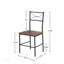 3-Piece Retro Kitchen Dining Set With Durable Table And Comfortable Chairs For Versatile Use