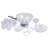 Nostalgia 3-Tier Lighted Party Fountain, Holds 1.5 Gallons, LED Lighted Base, Includes 8 Reusable Cups