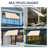 Metal And Polyester Retractable Awning-109411161-109411156