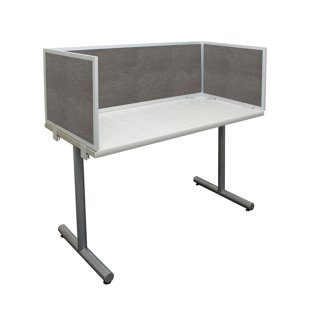 Panneau d'intimité acoustique fixé au bureau