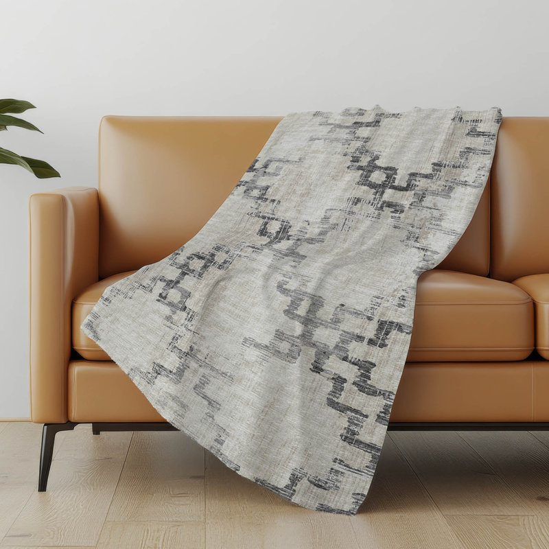 Jeté en sherpa Addison, Taupe