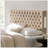 Tufted Upholstered Bed Headboard With Modern Button Design Adjustable And Durable Metal Legs For Bedroom-64501789