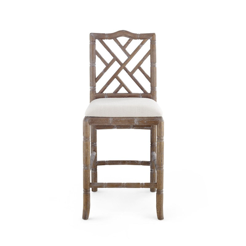 Hampton Upholstered Stool, Brown