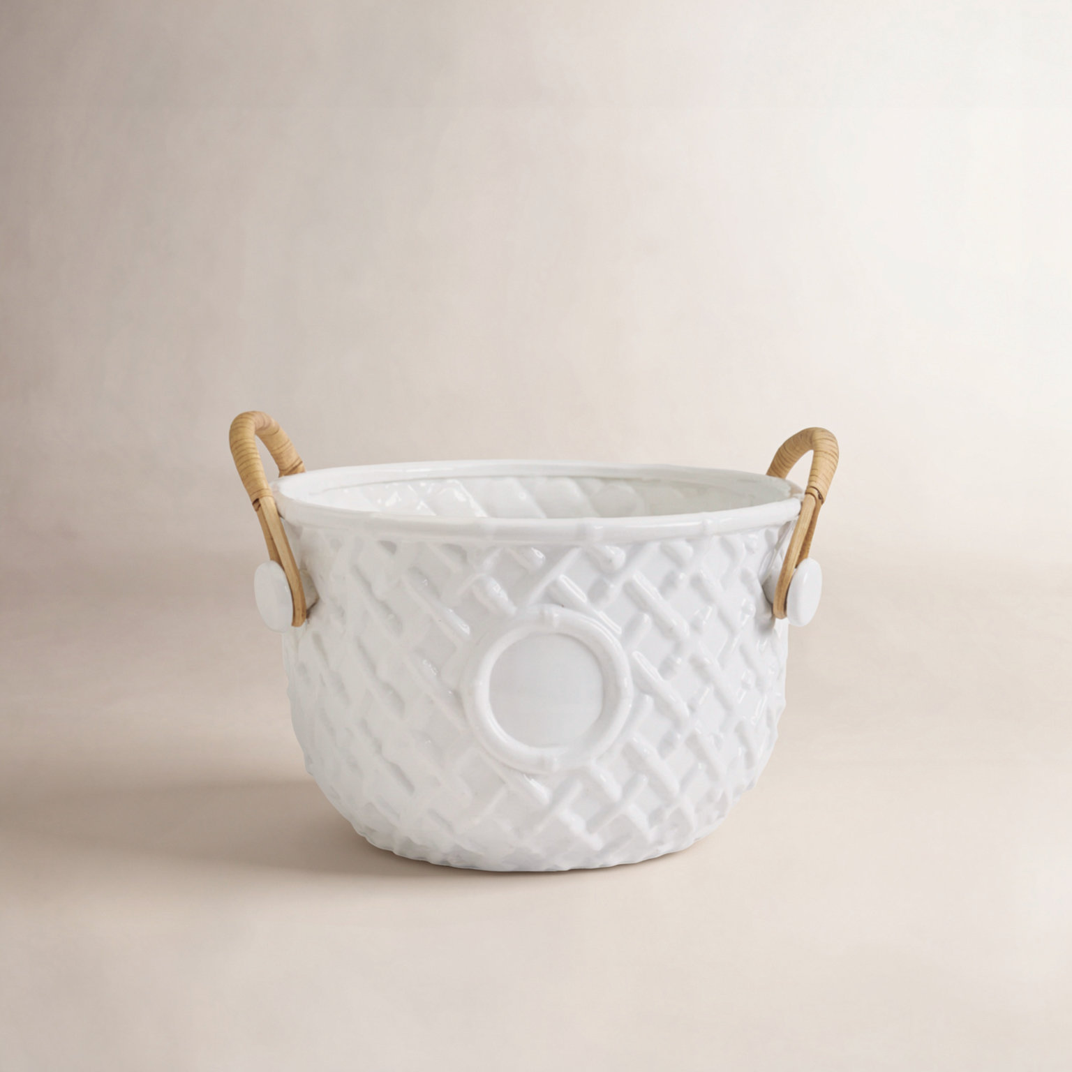 Decklin Faux Bamboo Fretwork Party Bucket