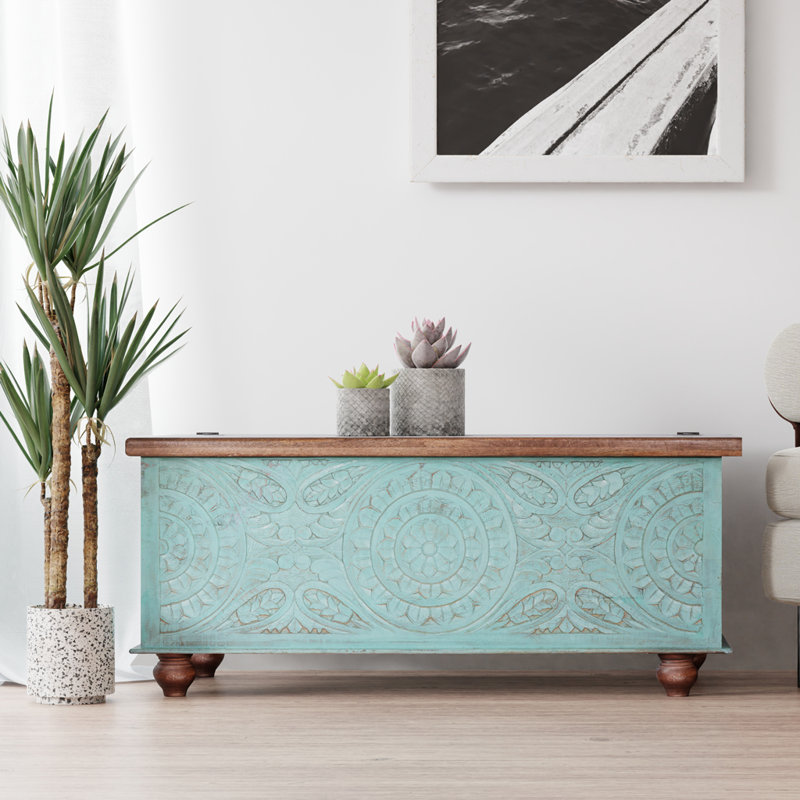Coffre décoratif Eilifur, Vert
