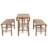 Tott And Eling 4 - Person Bamboo Wood Patio Dining Set with Rectangular Table